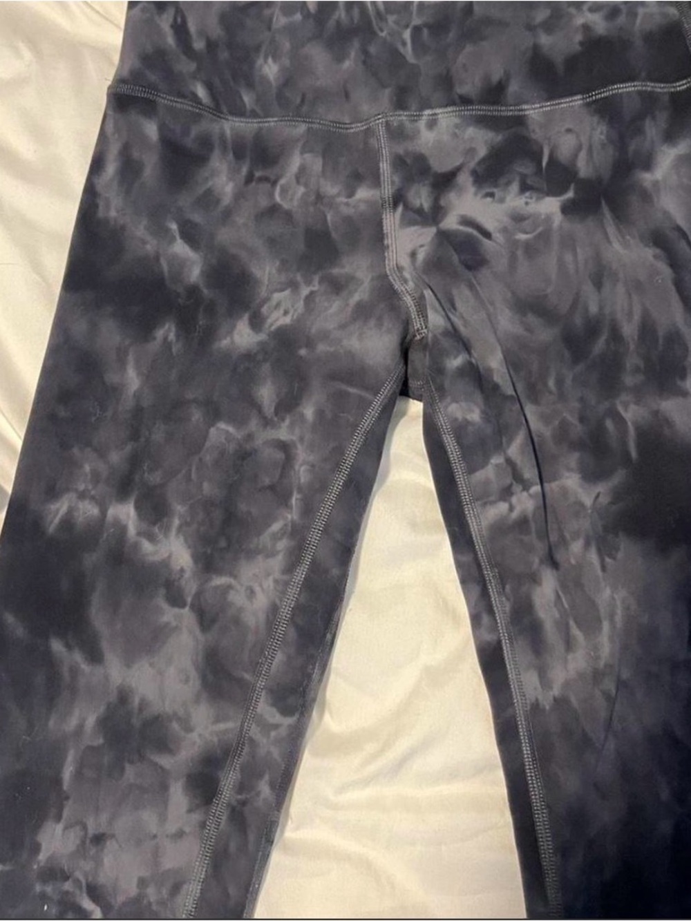 lululemon athletica Kids Black Tie-Dye Leggings